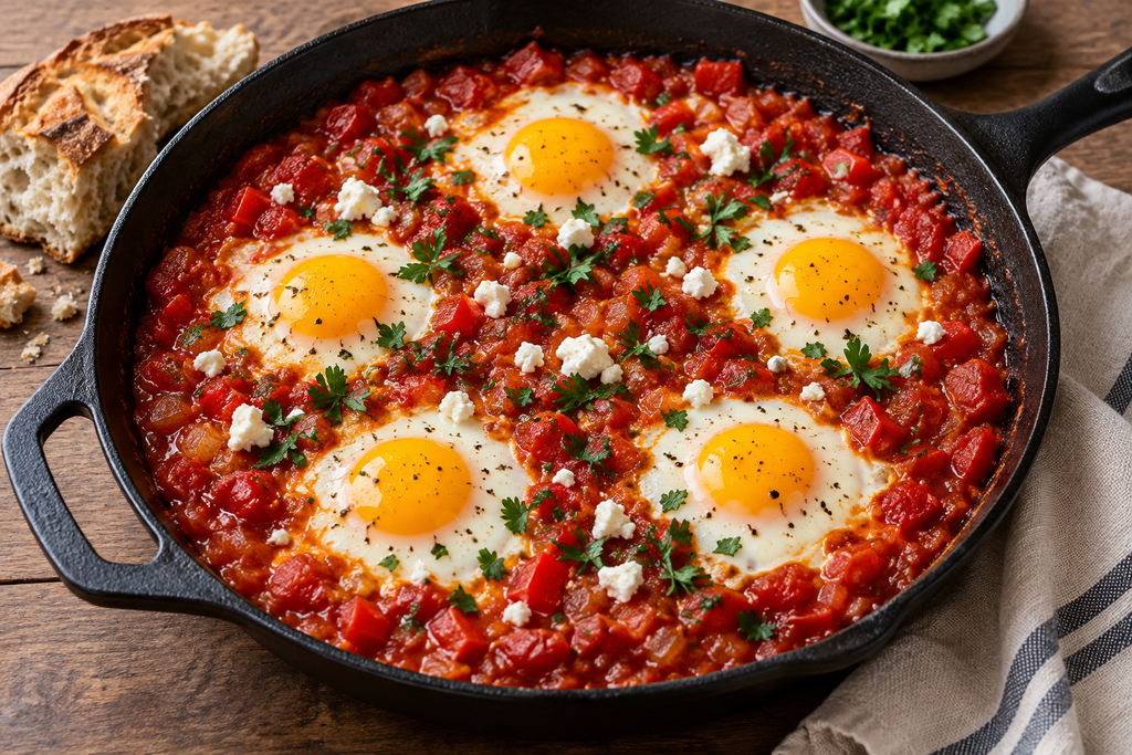 Classic Shakshuka – 6 Eggs