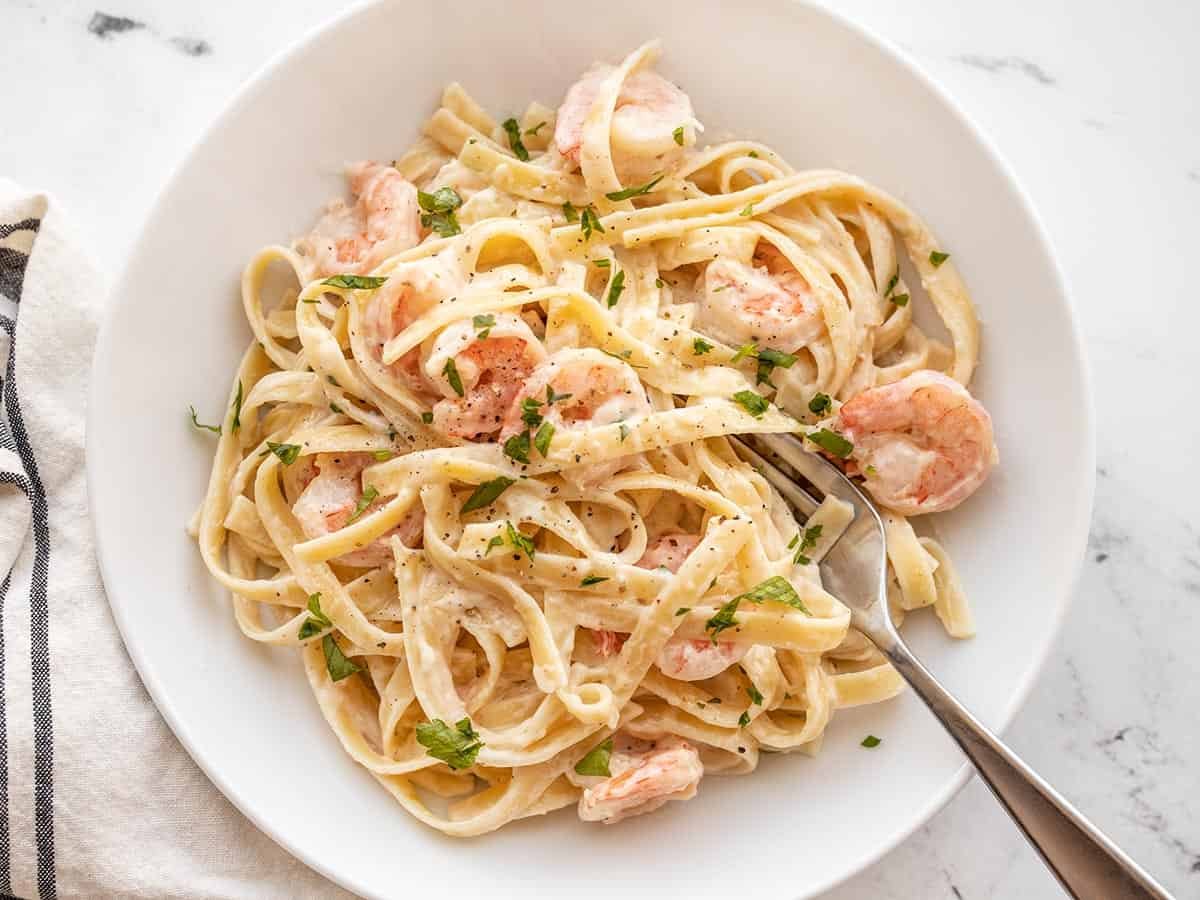 Shrimp Alfredo