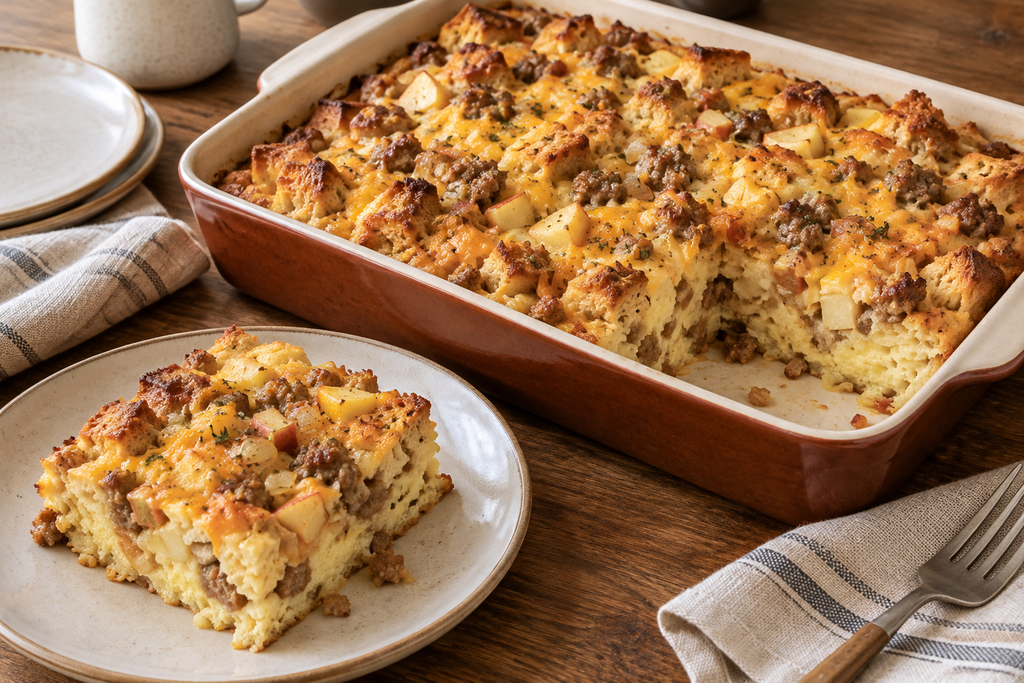 Chicken Chiles Rellenos Strata – 12 Eggs