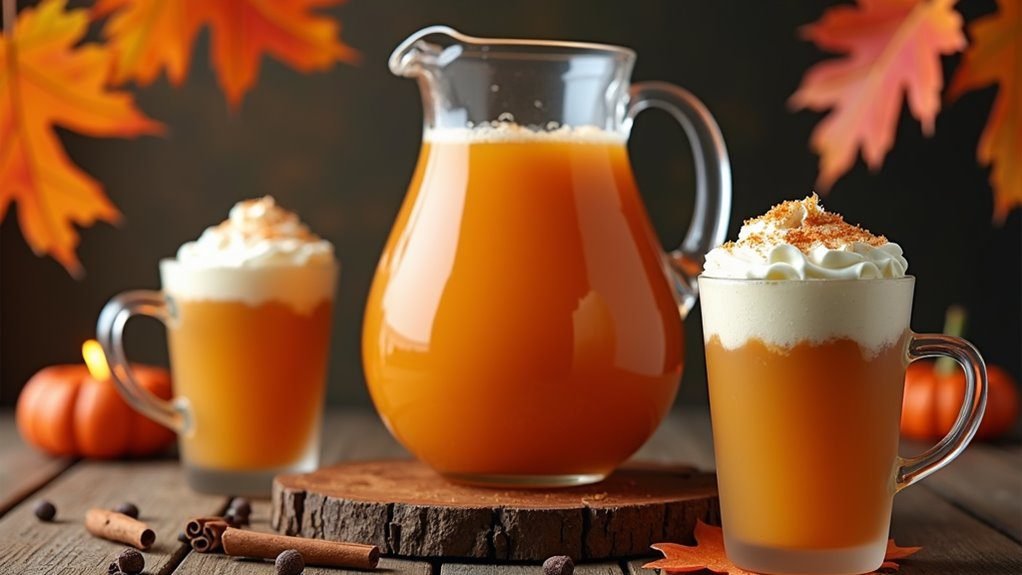 autumn inspired non alcoholic beverage
