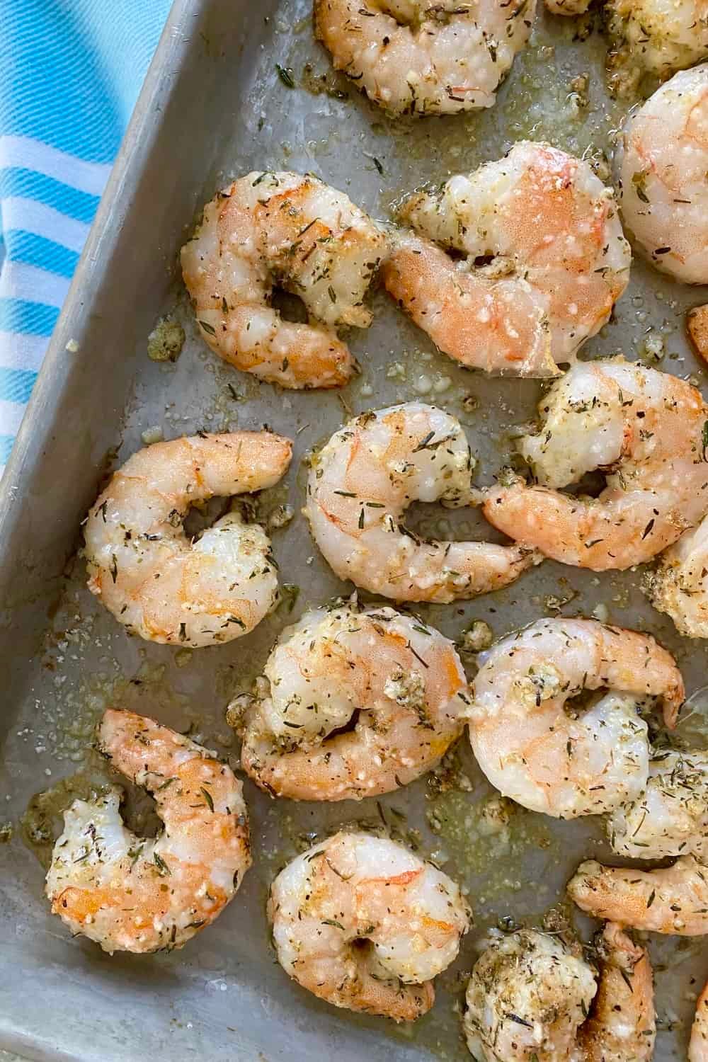 roasted shrimp with Parmesan and garlic