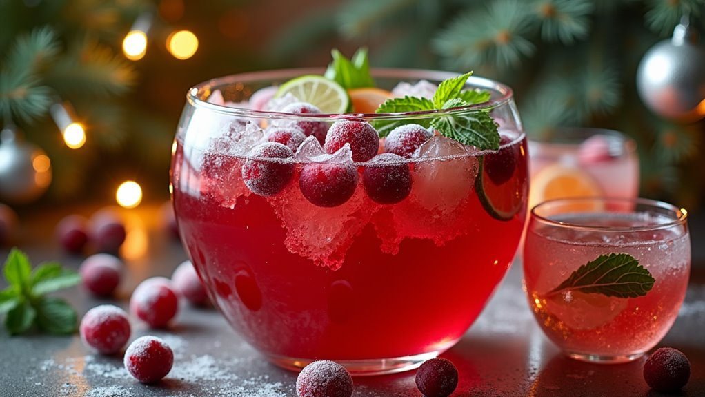 chilled festive beverage delight