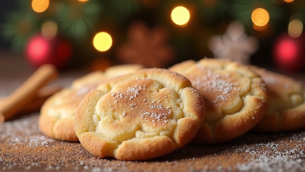 cinnamon sugar coated cookies