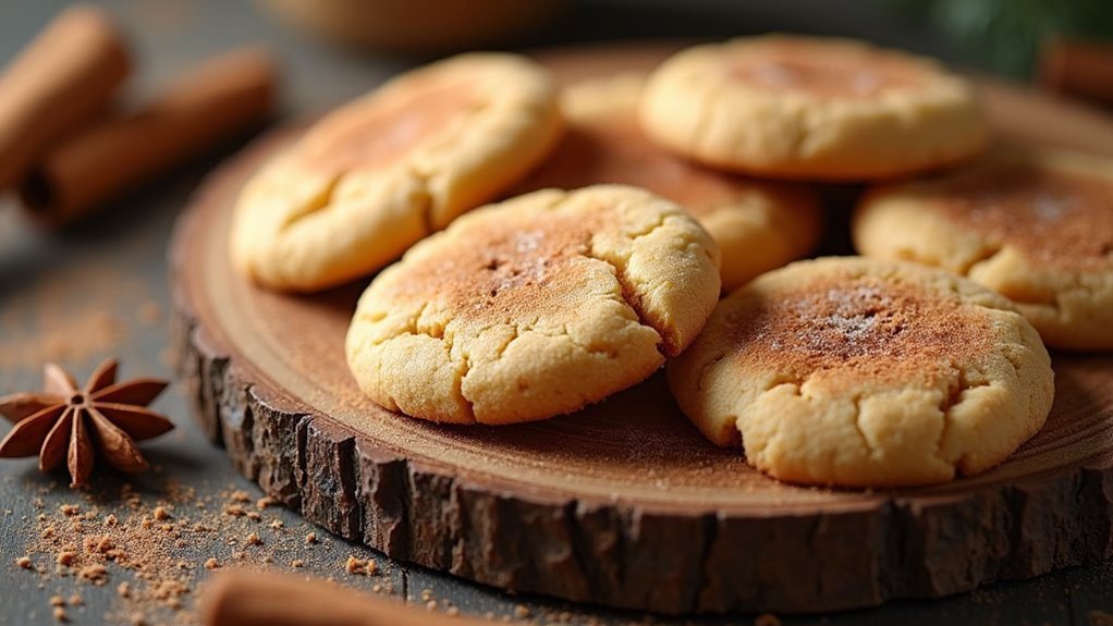 cinnamon sugar coated cookies
