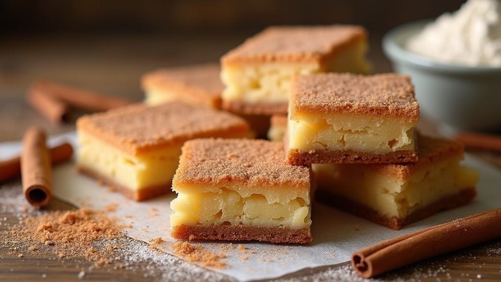 cinnamon sugar dessert bars