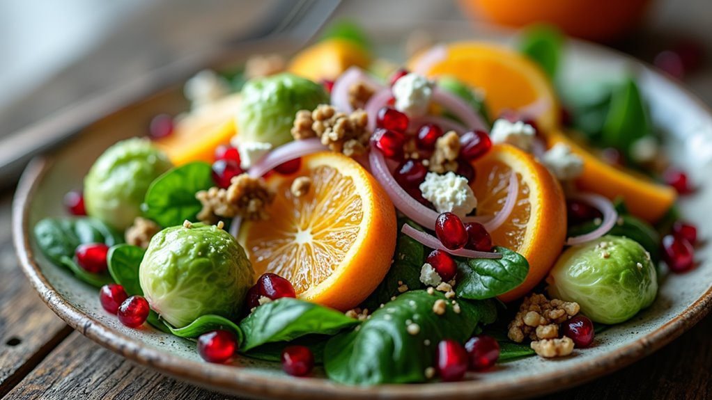 citrus brussels sprout salad