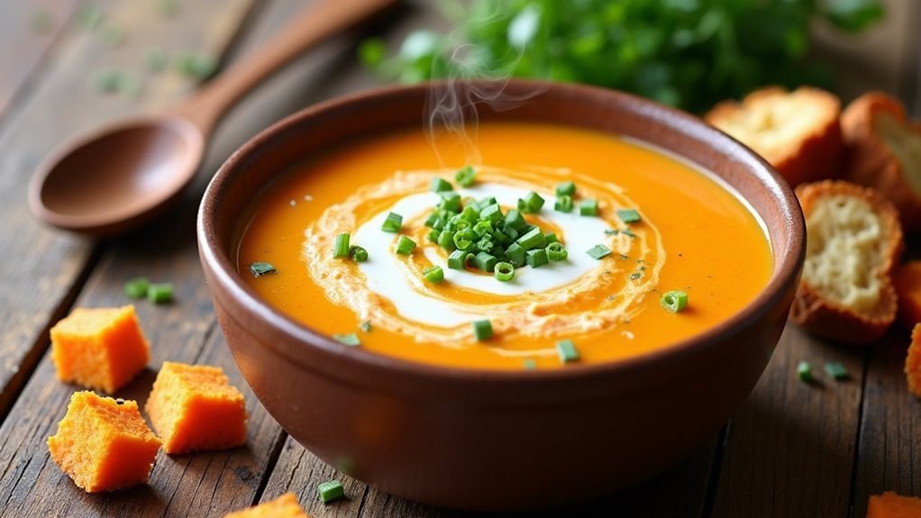 comforting sweet potato soup