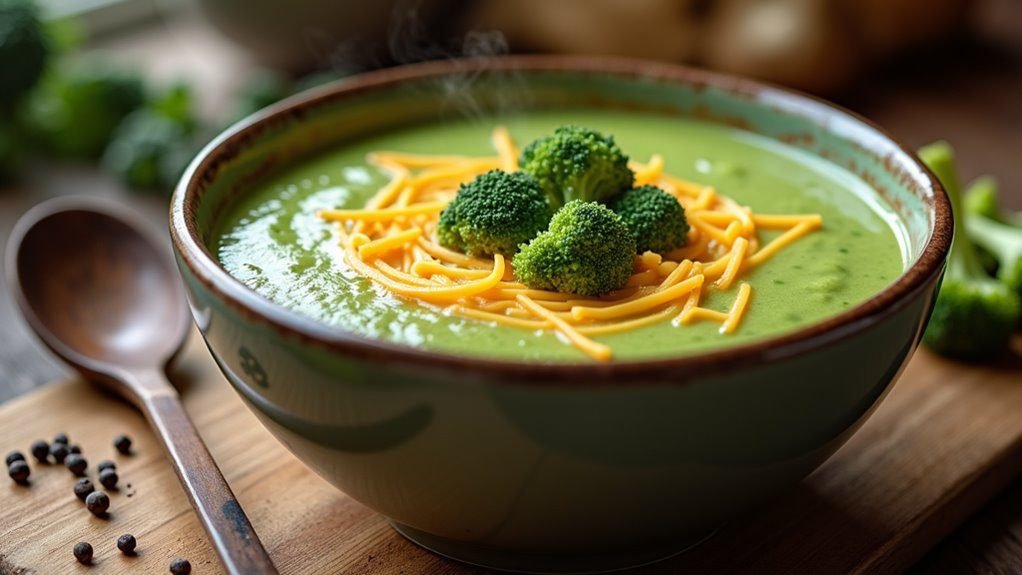creamy broccoli cheddar delight