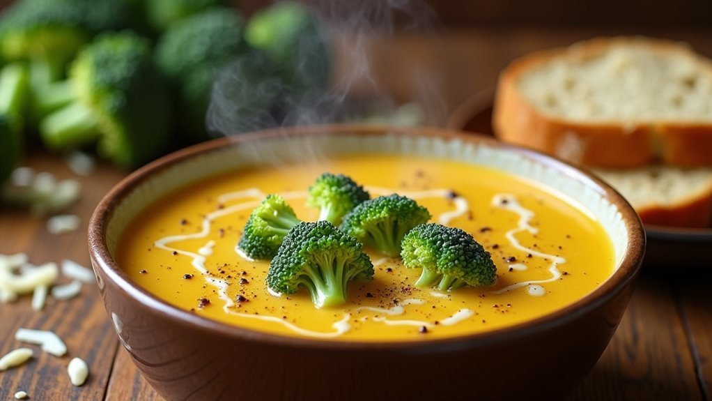 creamy broccoli cheddar delight