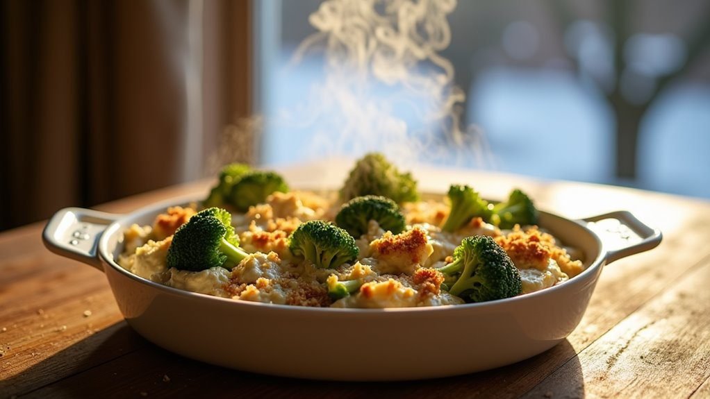 creamy broccoli chicken bake