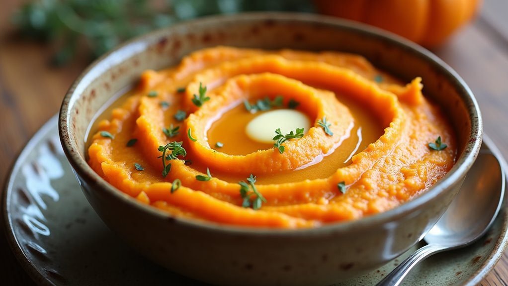 creamy sweet potato mash
