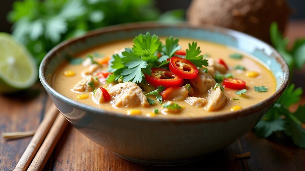 creamy thai chicken soup
