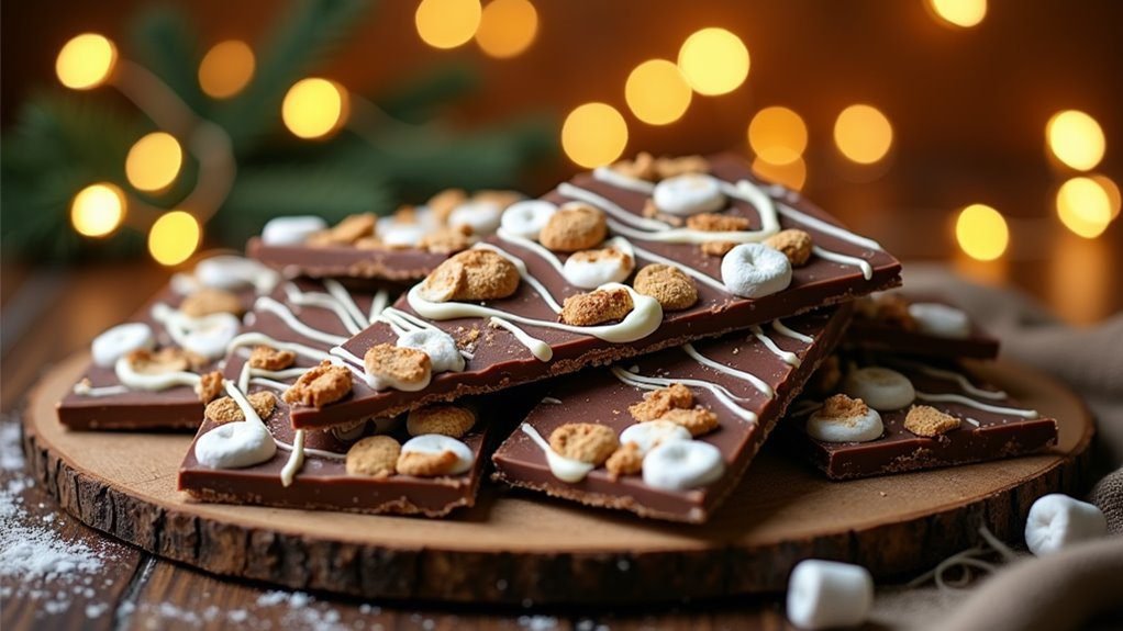 decadent campfire chocolate treat