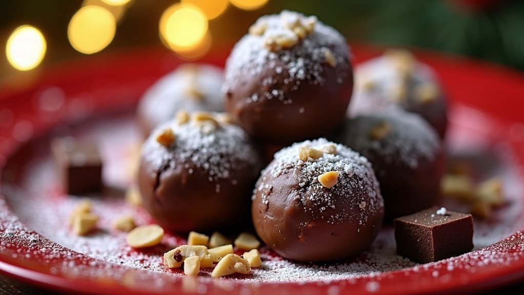 decadent chocolate rum treats