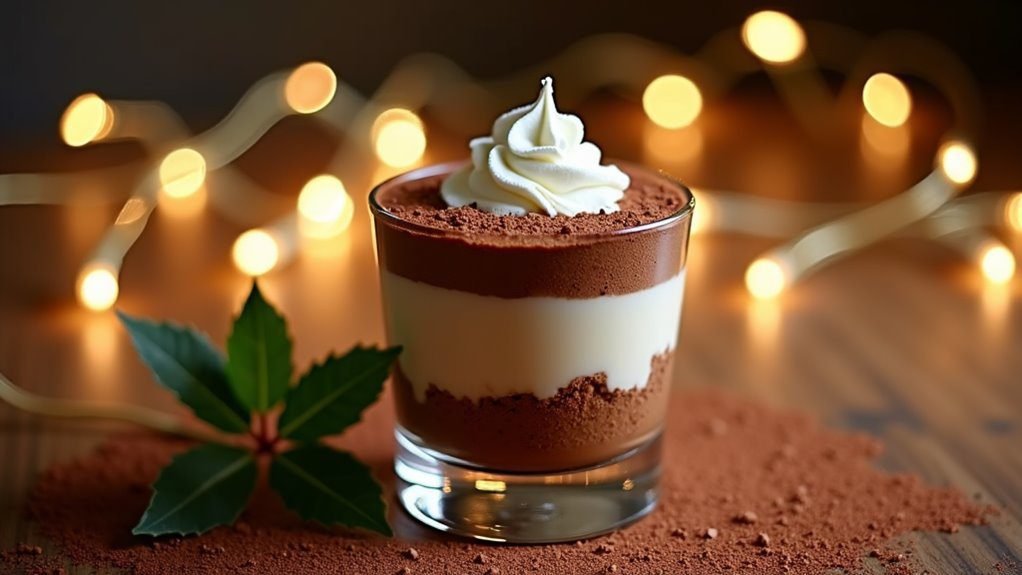 delicious dessert cocktail treat