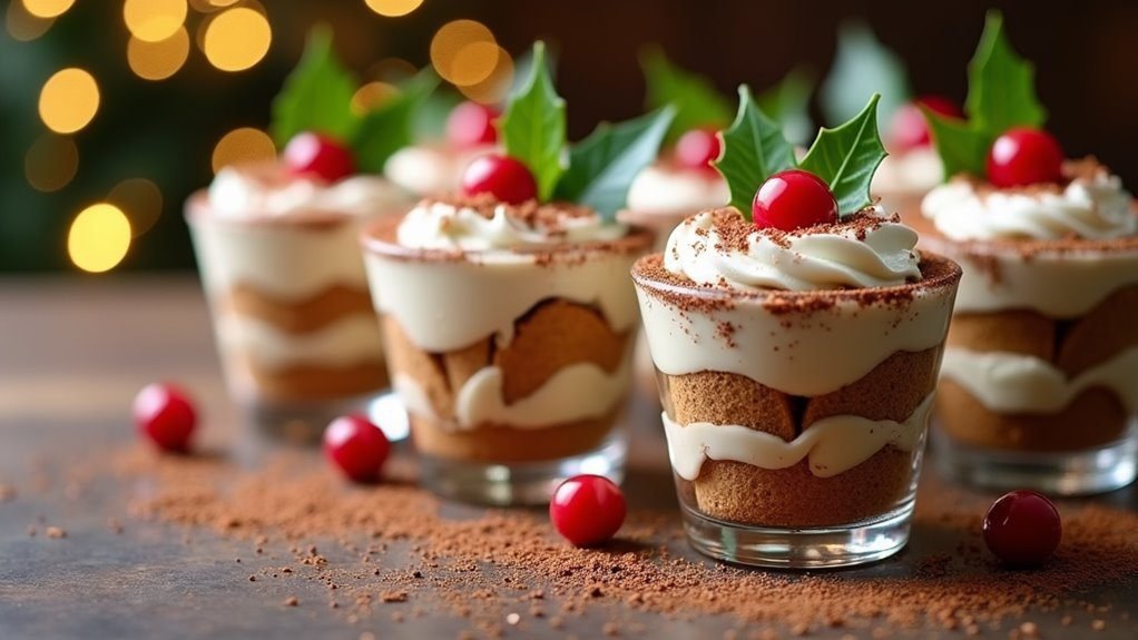 delicious dessert in cups