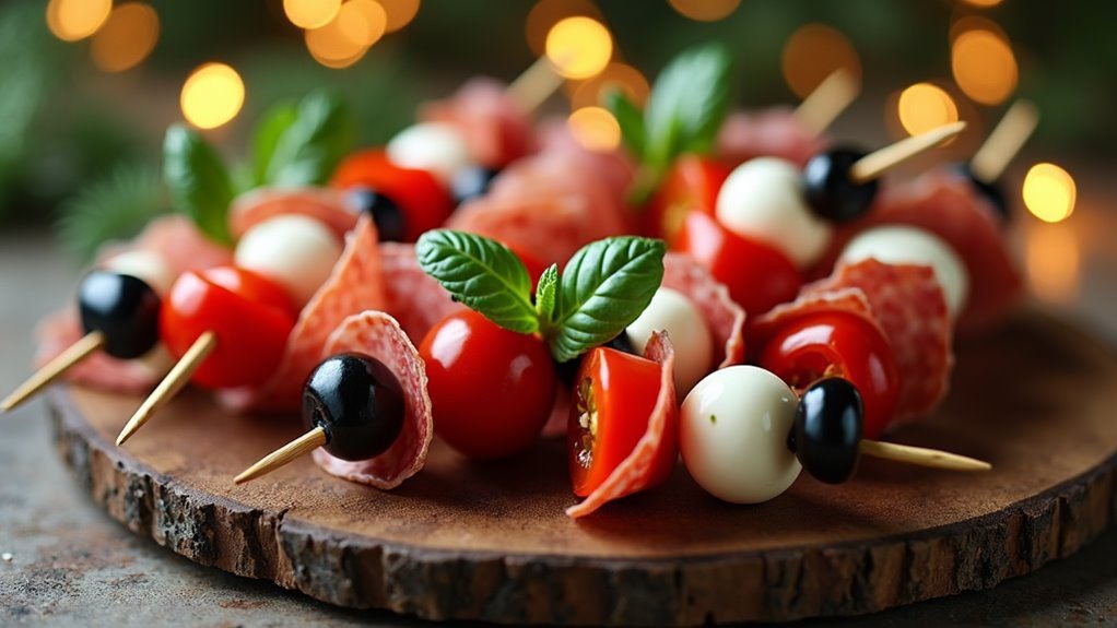 delicious italian appetizer skewers