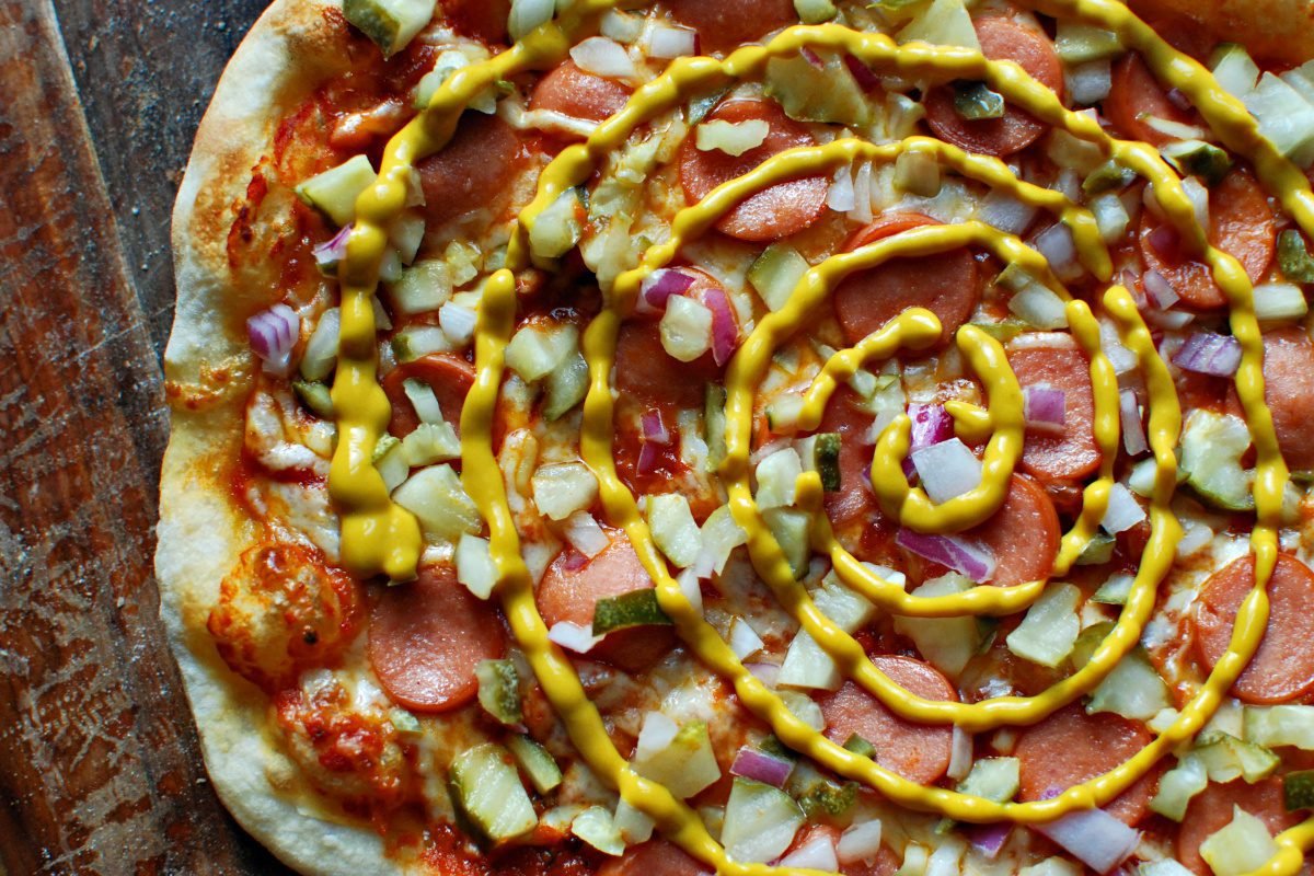 Hot Dog Pizza