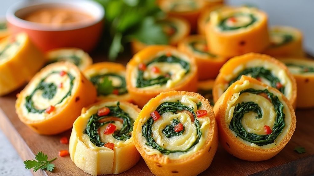 easy rolled tortilla snacks