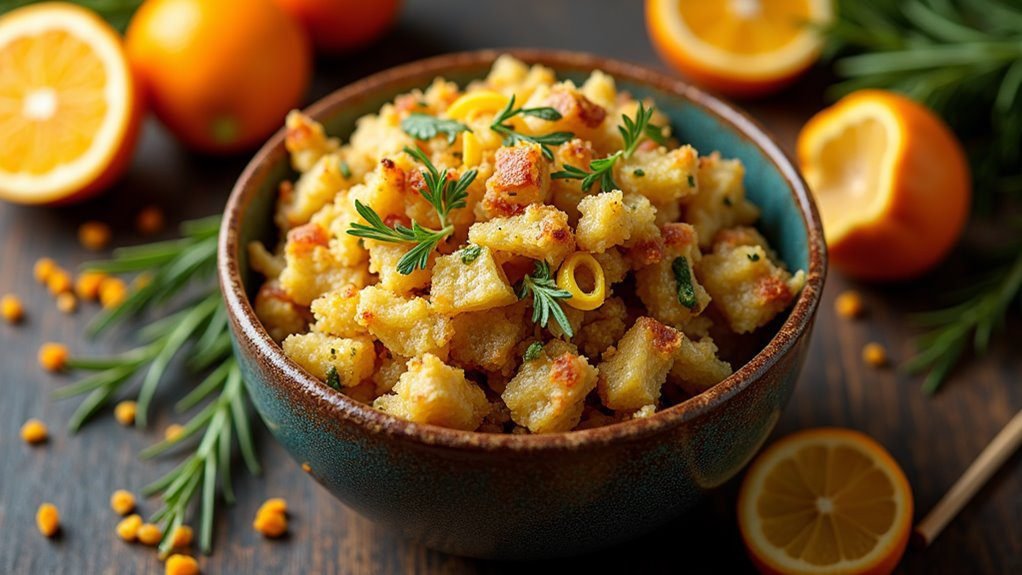 festive citrus bread stuffing