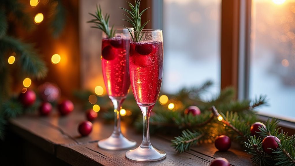 festive cranberry cocktail delight