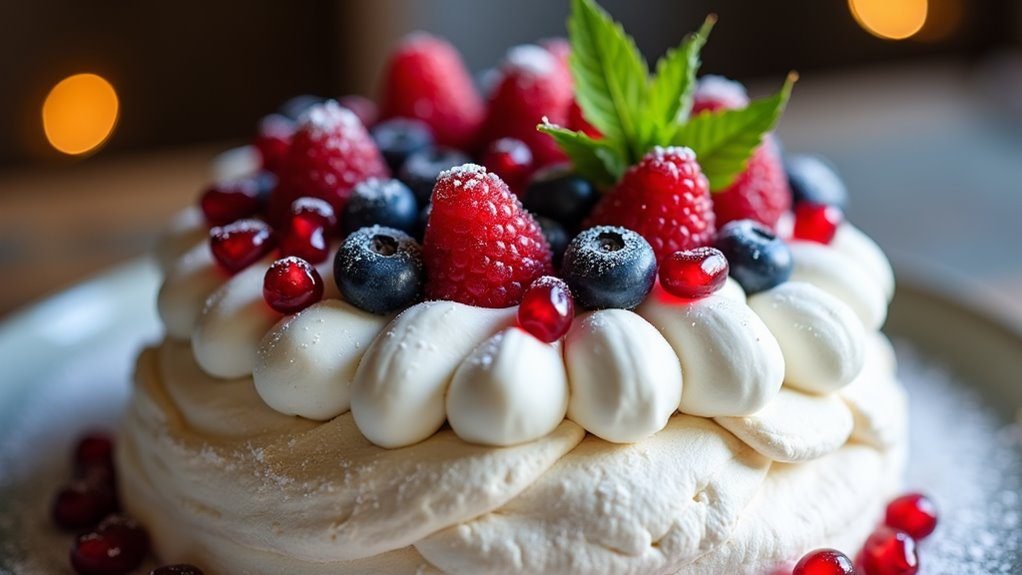 festive dessert meringue delight