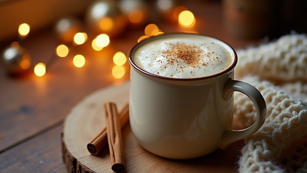 festive holiday coffee beverage