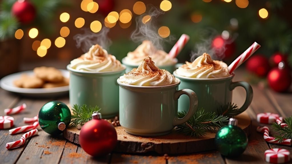 festive holiday coffee creations