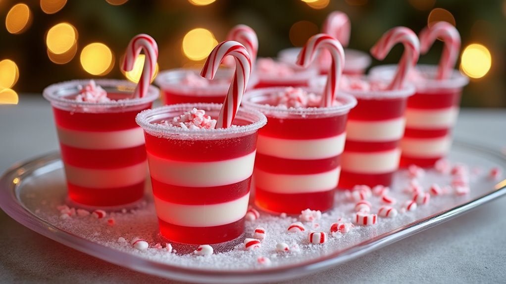 festive holiday jello treats