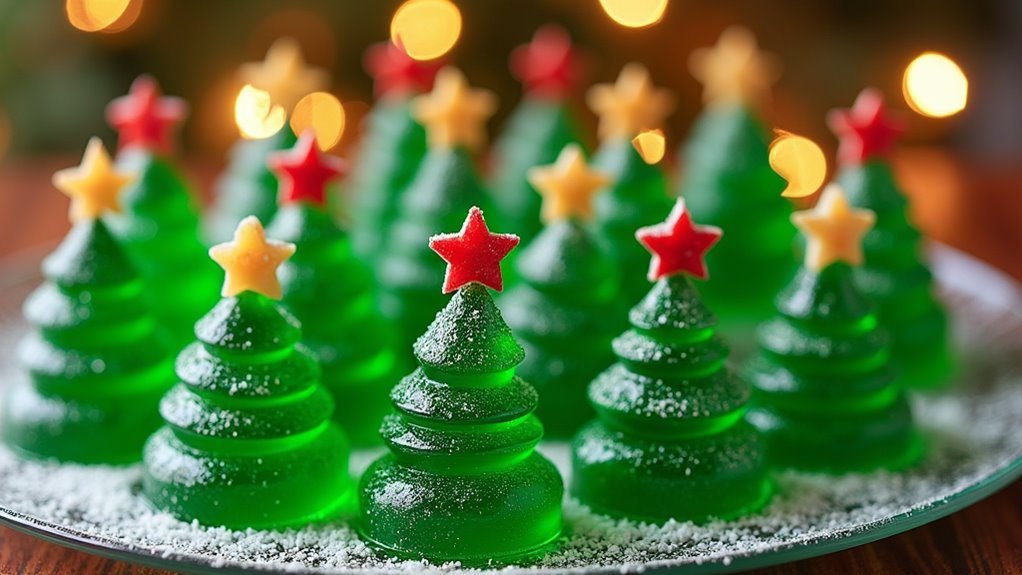 festive holiday jello treats