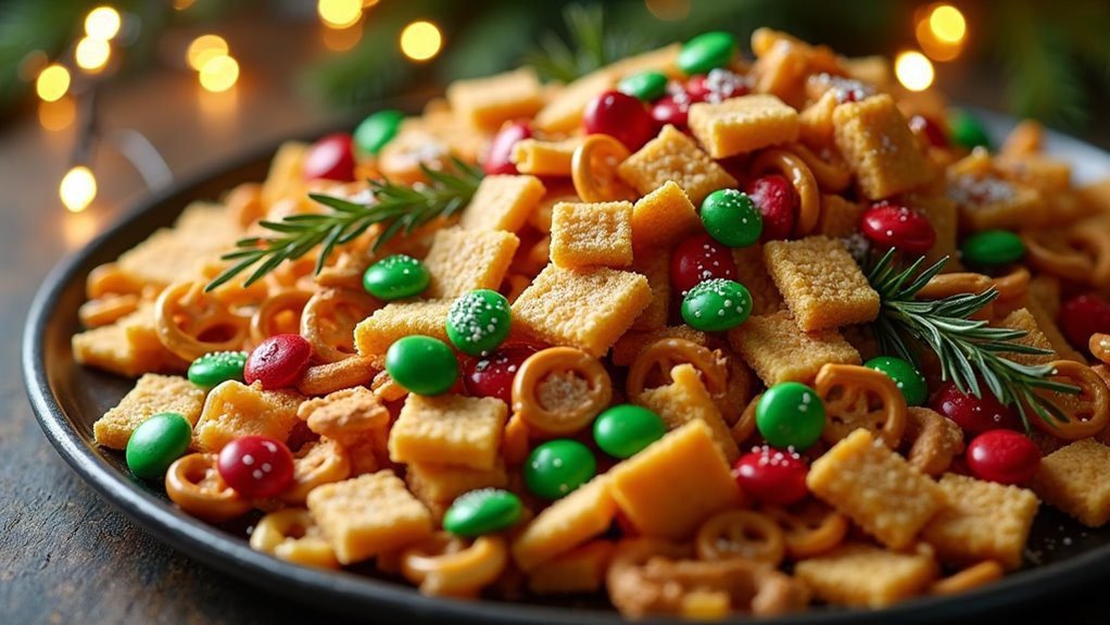 festive snack mix recipe