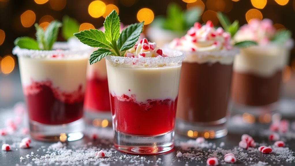 festive sweet treat shots