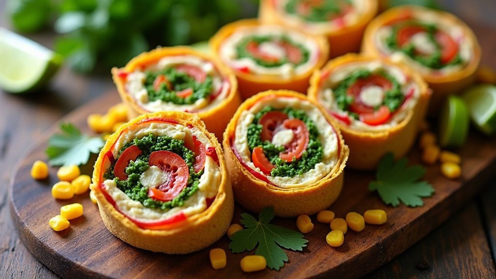 flavorful tortilla roll ups