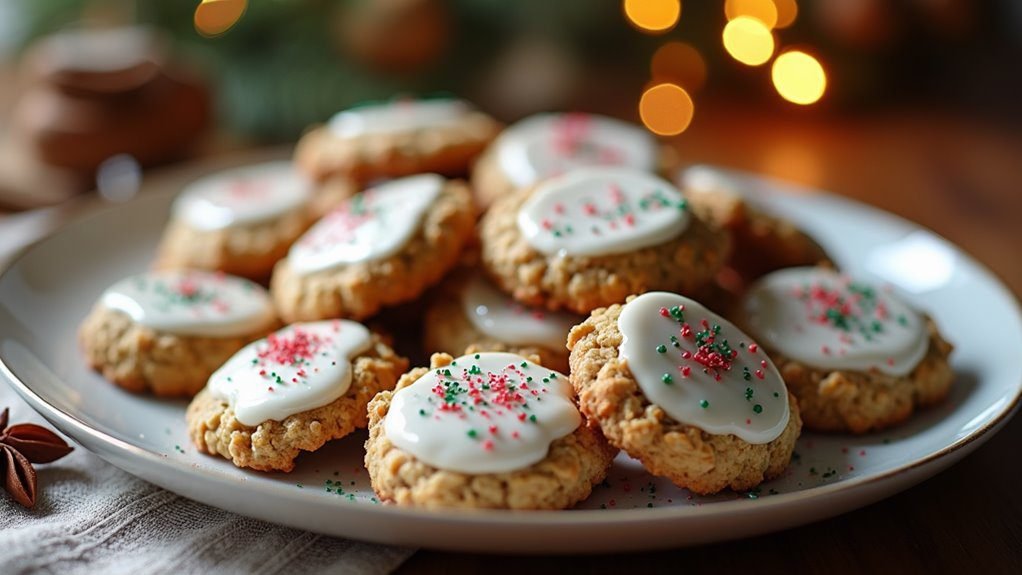frosted oatmeal cookie treats