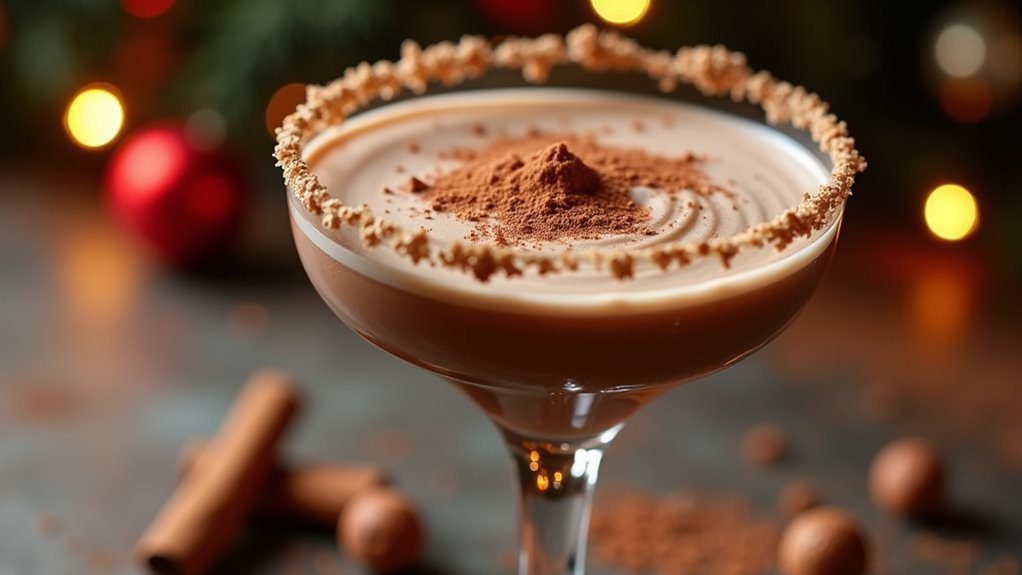 hazelnut chocolate cocktail shot