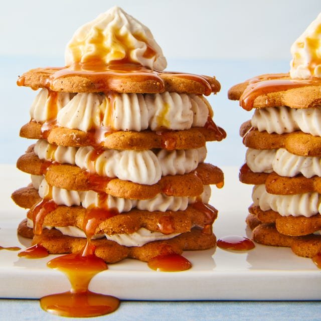 mini no bake gingerbread icebox cakes