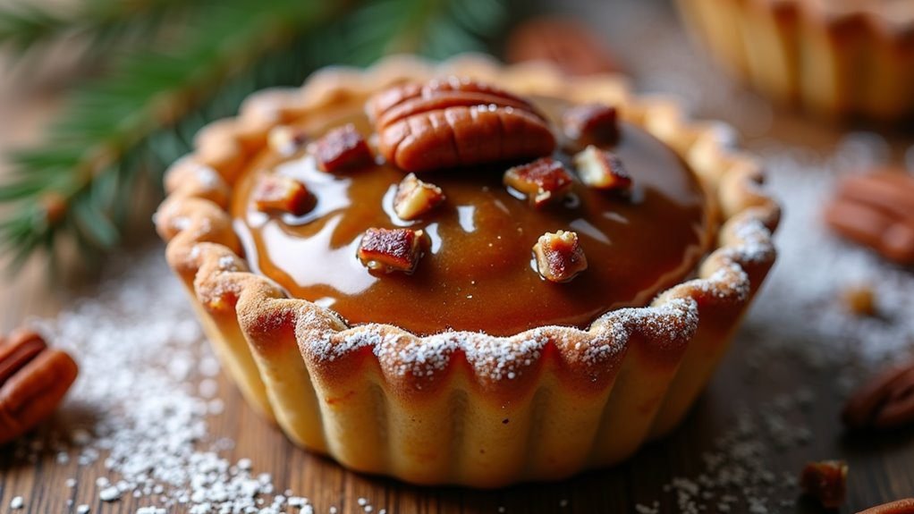 miniature pecan pie desserts