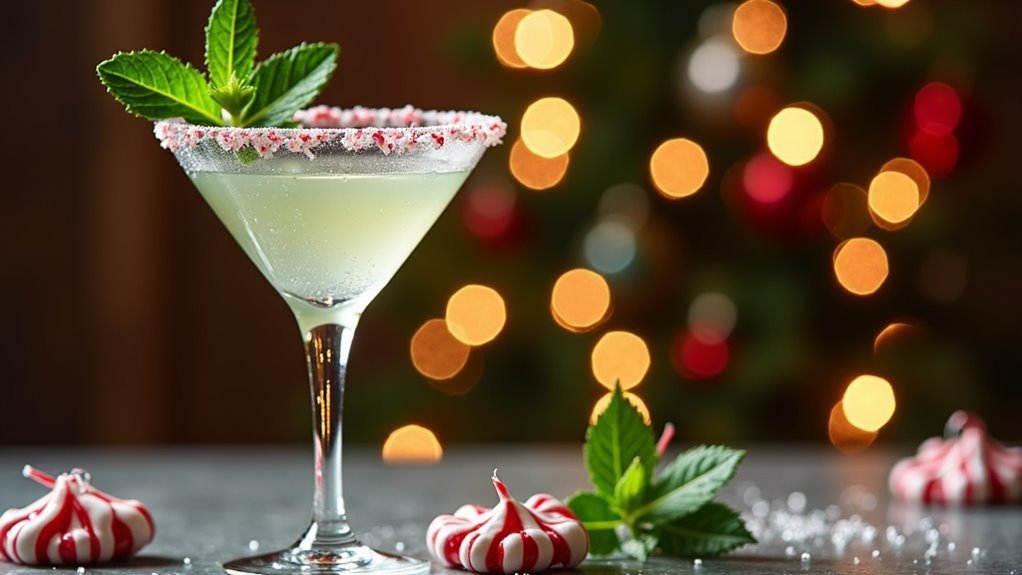 minty baileys cocktail delight