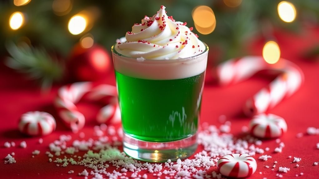 minty festive party treats