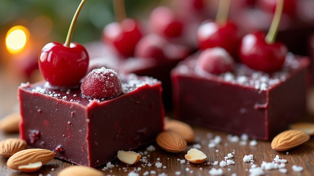 nutty cherry chocolate treat