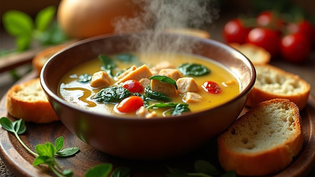rich italian chicken soup