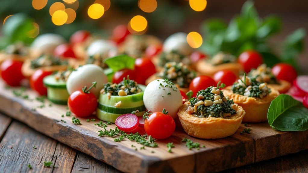 savory bites and dishes