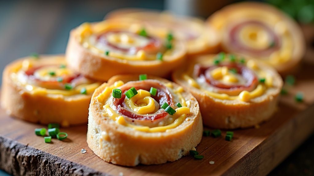 savory cheddar bacon rolls