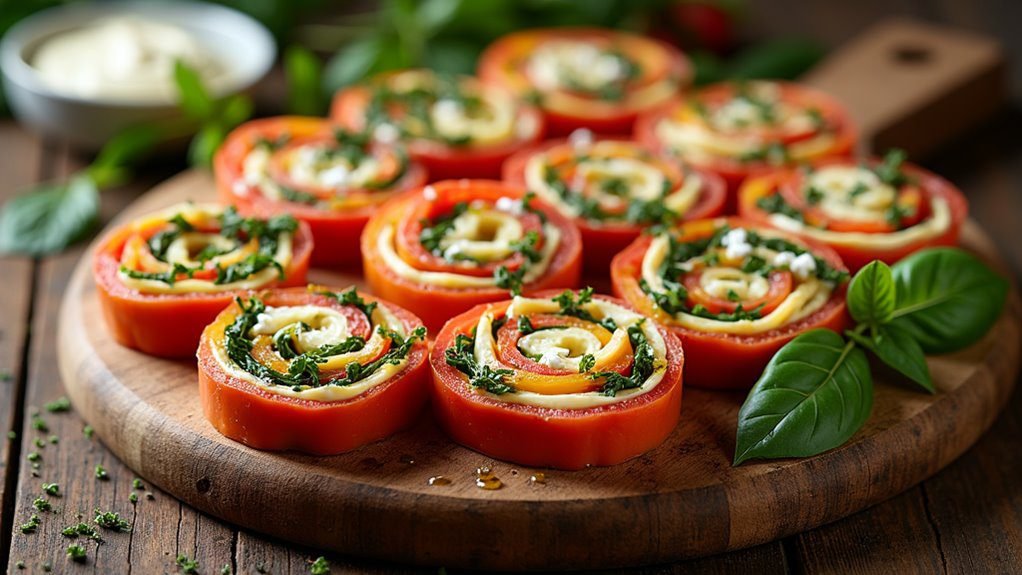 savory mediterranean pinwheel appetizers