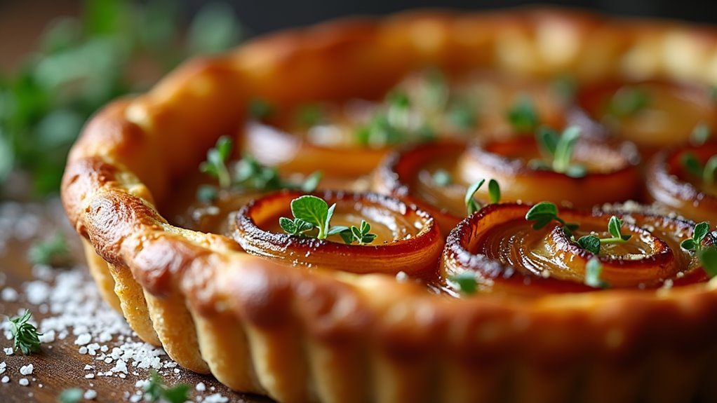 savory onion tart delicacies