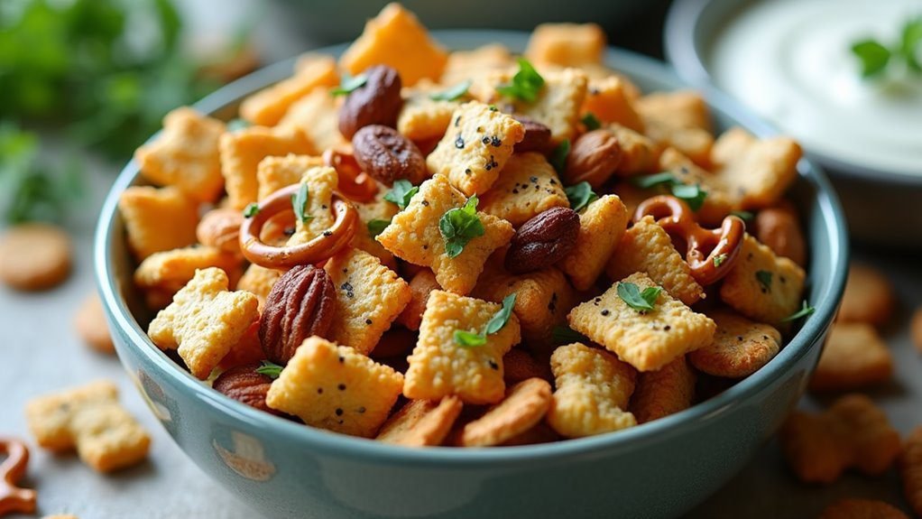 savory ranch snack mix