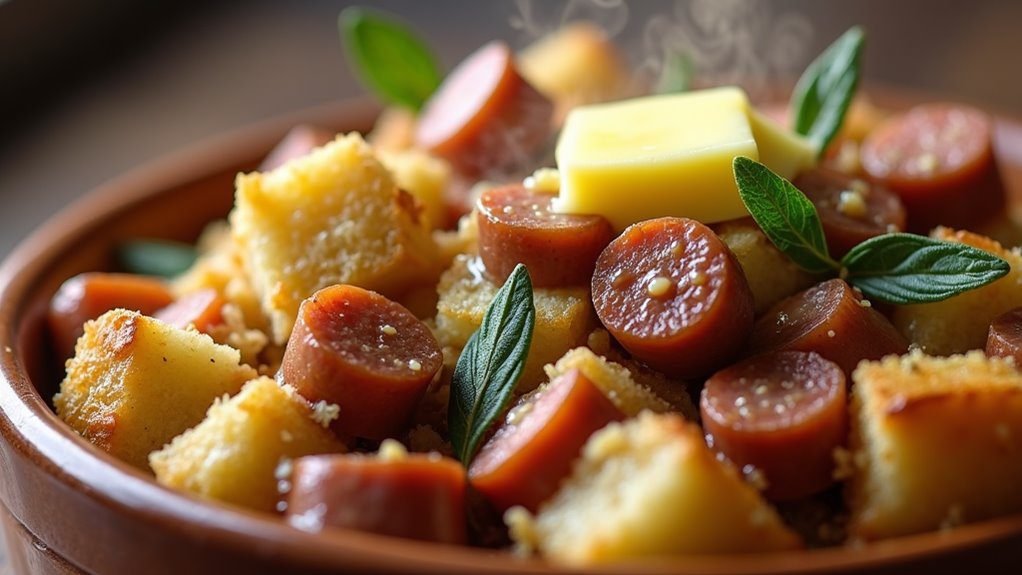 savory sausage sage stuffing
