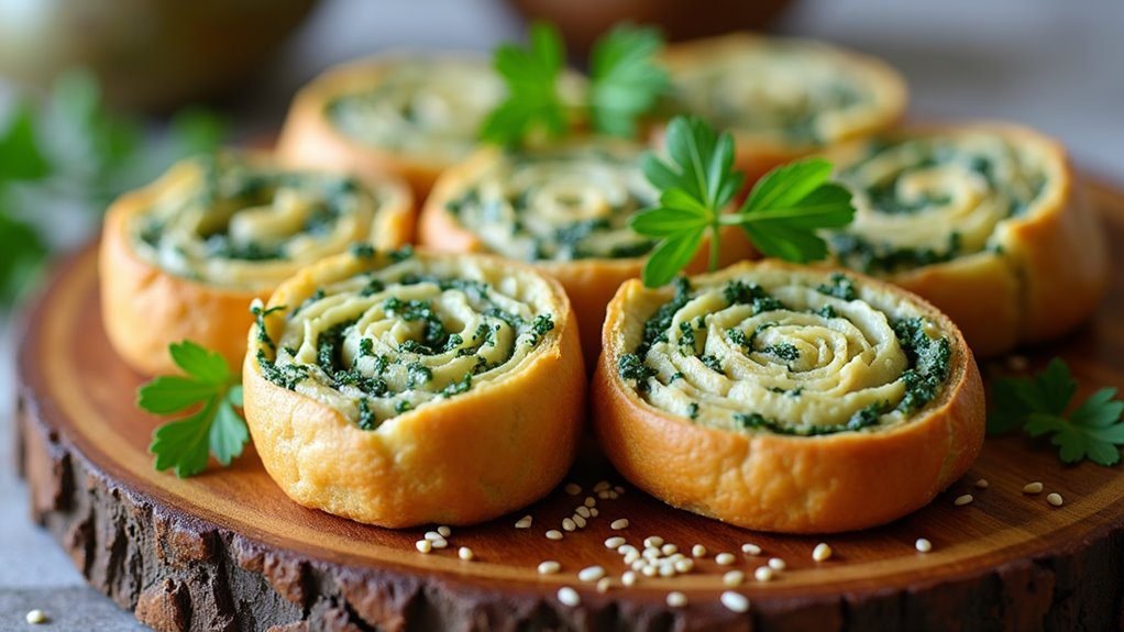 savory spinach artichoke snacks