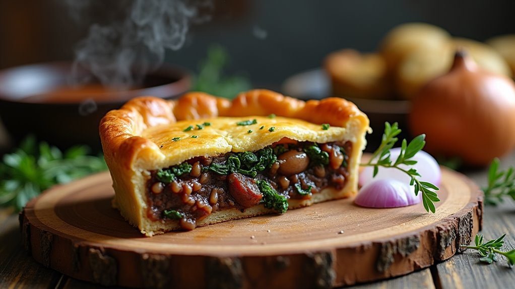 simple deer meat pie