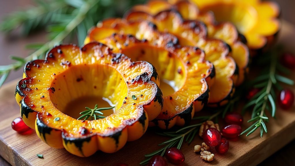 sliced roasted squash dish